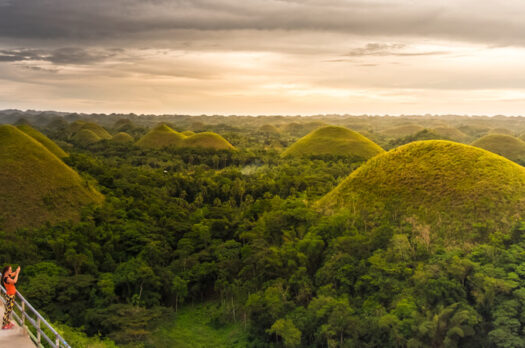 Het magische landschap van de Chocolate Hills, Filipijnen